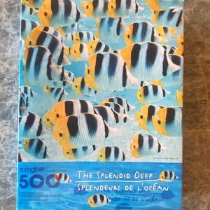 Springbok The Splendid Deep 500 Piece Ocean Puzzle ~ 20" X 20" Assembled size